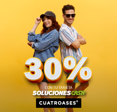 30% de descuento en Cuatroases