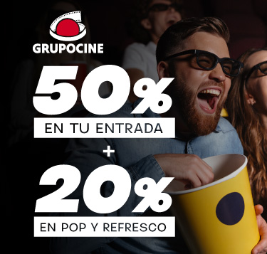 ¡Ahorrá 50% en entradas y 20% en pop y refresco!