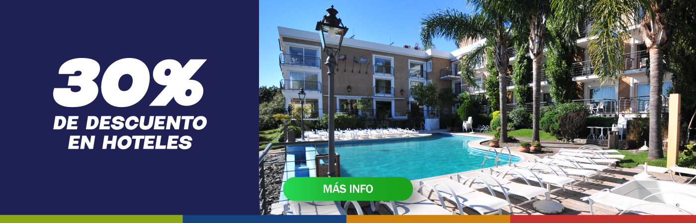 30% de descuento en Hoteles