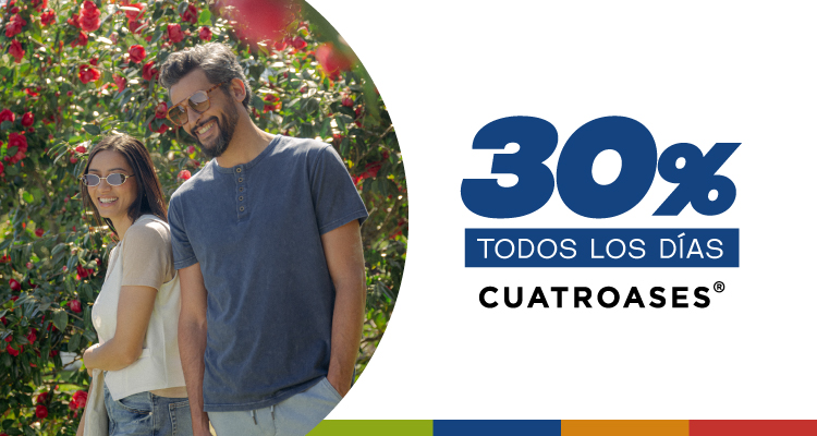 30% de descuento en Cuatroases
