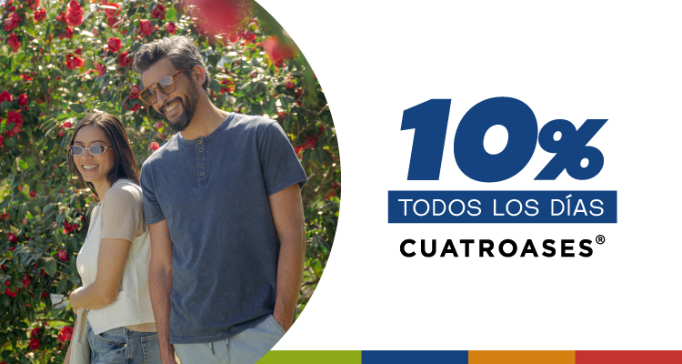 10% de descuento en Cuatroases